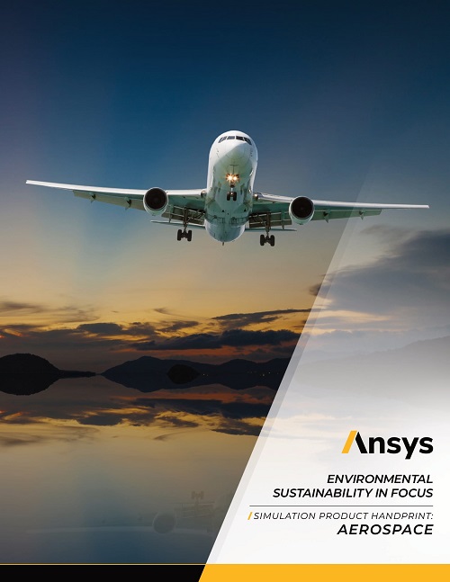 Cover image of Ansys Product Handprint Use Case Aerospace