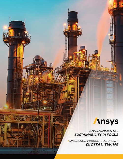 Cover image of Ansys Product Handprint Use Case Digital Twins